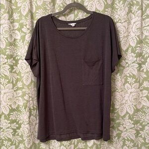 🏝️Big $9 Sale!🏝️Caslon Gray Crew Neck Short Sleeve T-Shirt